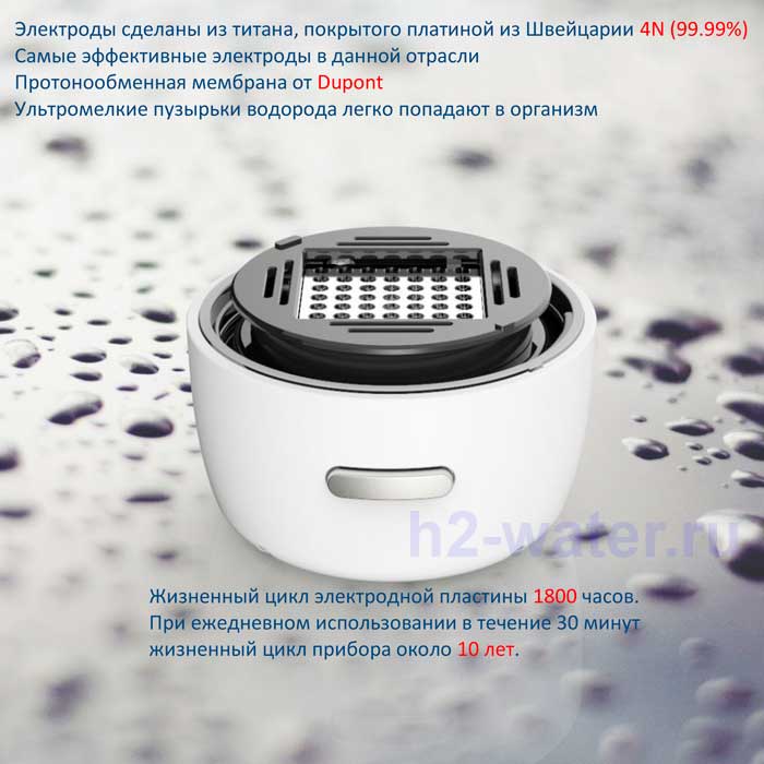 w_12_700 image Водородная бутылочка H2day SPE/PEM мембрана