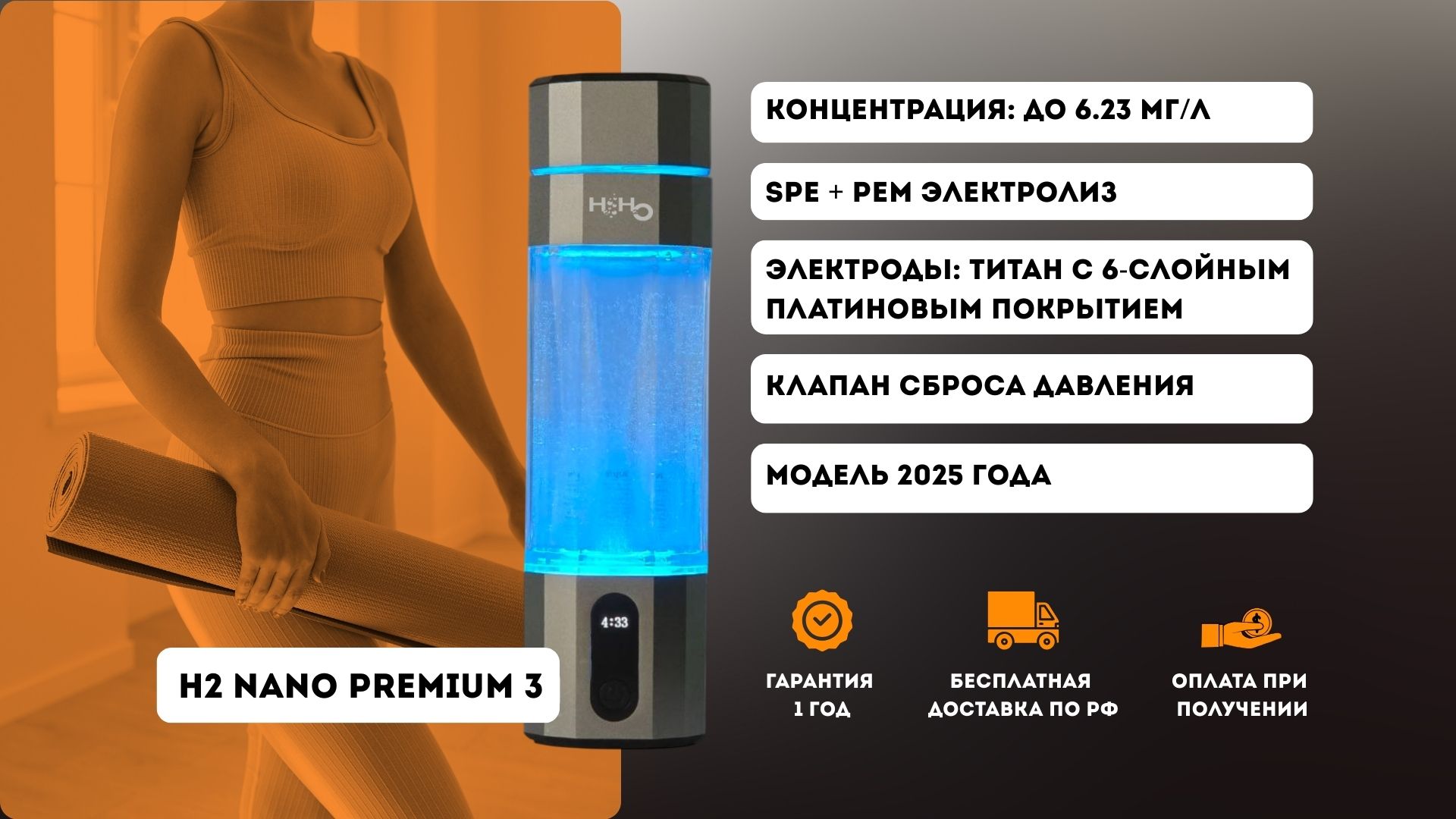 h2 nano premium 2-250